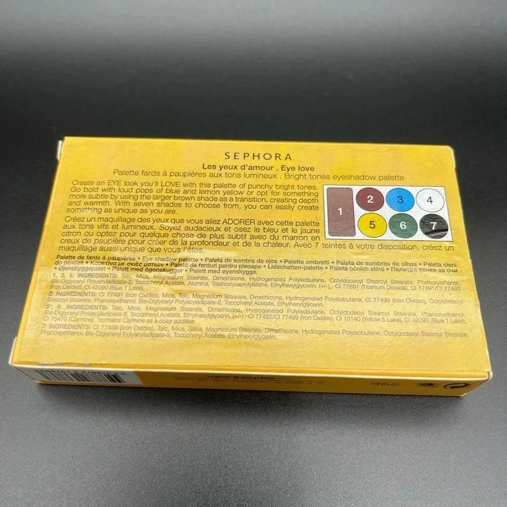 🎉HOST PICK🎉Sephora COLLECTION Eye Love Eyeshadow Palette-Bright Tones, NIB
